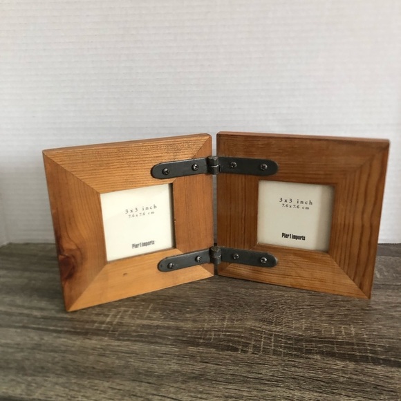 Pier 1 Imports Rustic Wooden Photo Frames - Picture 1 of 13